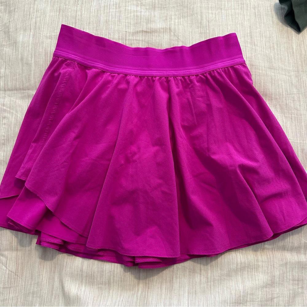 Lululemon Court Rival Perforated High Rise Tennis Skirt